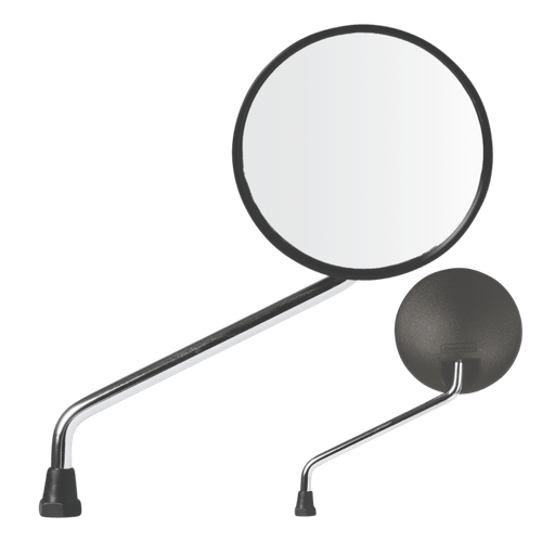 Par Retrovisor Modelo Dt 200 Haste Cromada - Renascença