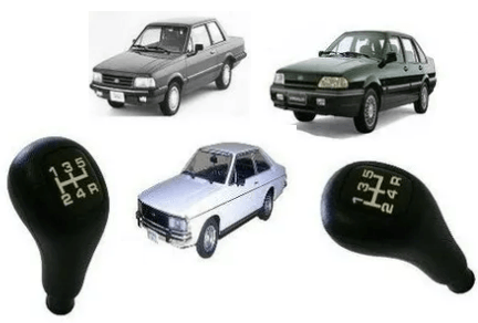 Bola de Câmbio Manopla Ford Corcel Pampa Del Rey Versailles Preta 0065400 Auto Quality