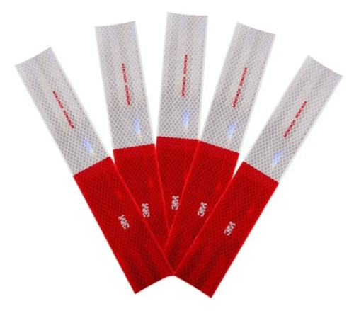 Faixa Refletiva Lateral e Traseira 3M Grau Diamante 10 unidades