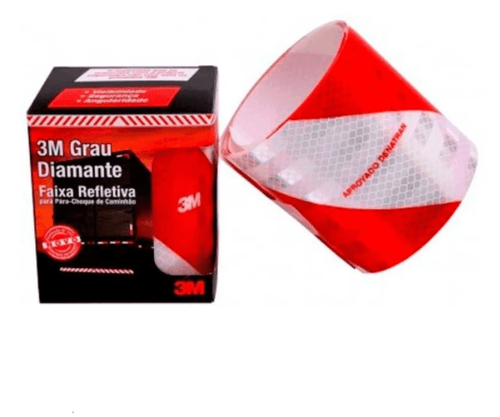 Faixa Refletiva Para-choque 3M Caminhão Carreta Original