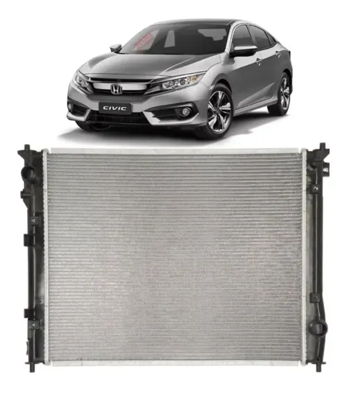 Radiador Honda Civic 2.0 Flex Exl Sport 2017 2018 2019 Aut