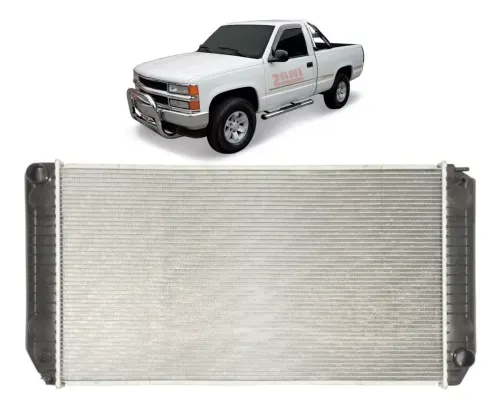 Radiador Gm Silverado 4.1/4.2 Diesel 1997 Á 2001 Mec/aut