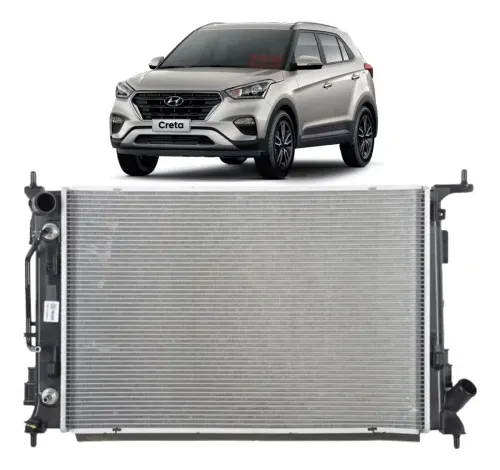 Radiador Hyundai Creta 1.6 2.0 Flex  2016 2017 2018 2019