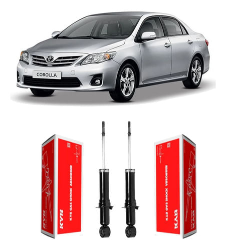 Par Amortecedor Traseiro Toyota Corolla 2009 2010 2011 2012