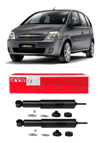 2 Amortecedor Traseiro Meriva 2002 2003 2004 2005 2006 2007