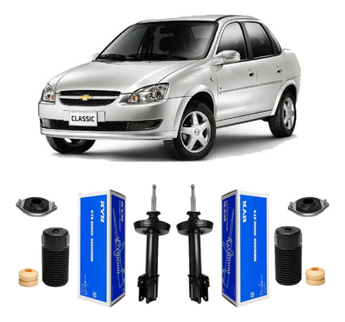 Par Amortecedor E Kit Dianteiro Classic 2009 2010 2011 2012