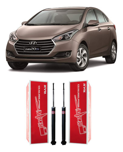 Par Amortecedor Traseiro Hyundai Hb20s 2017 2018 2019 2020