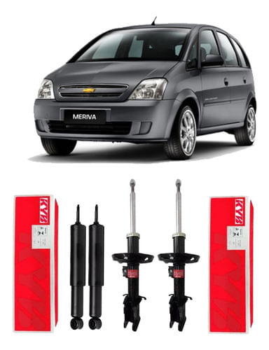 4 Amortecedor Dianteiro Traseiro Meriva 2005 2006 2007 2008