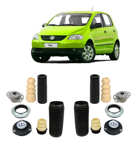 4 Kit Completo Dianteiro Traseiro Fox 2008 2009 2010 2011 12