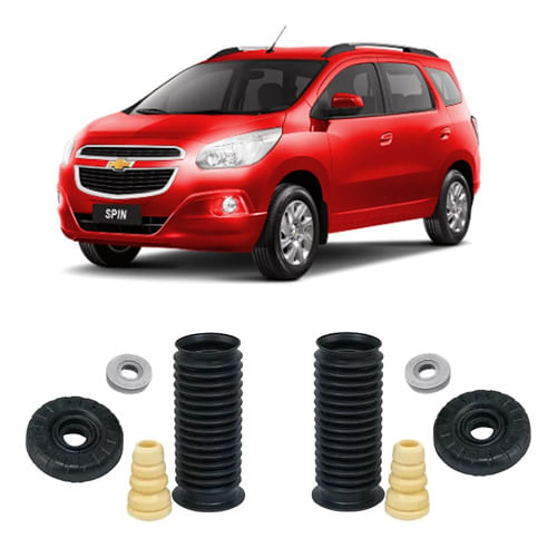 2 Kit Coxim Batente Dianteiro Gm Spin 2013 2014 2015 2016 17
