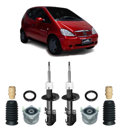 2 Amortecedor + Coxim Dianteira Classe A190 2002 2003 2004