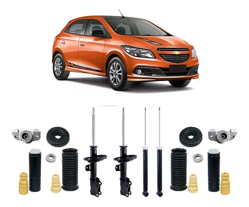 4 Amortecedor + Kit Completo Onix 2012 2013 2014 2015 2016