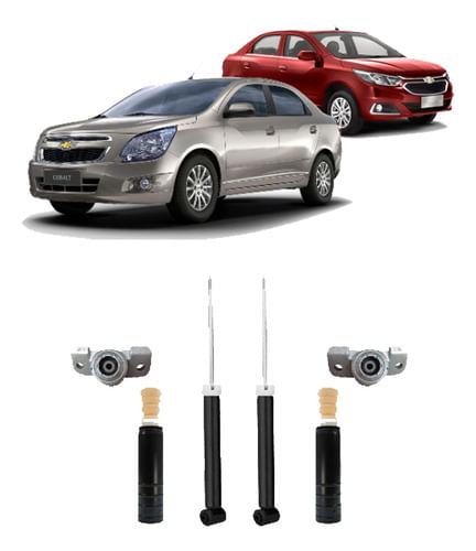 Par Amortecedor Coxim Traseiro Cobalt 2016 2017 2018 2019 20