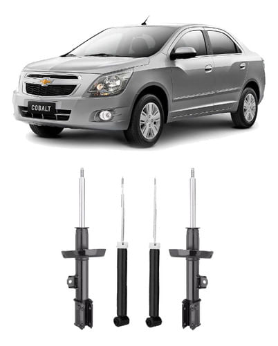 Jogo 4 Amortecedor Chevrolet Cobalt 2016 2017 2018 2019 2020