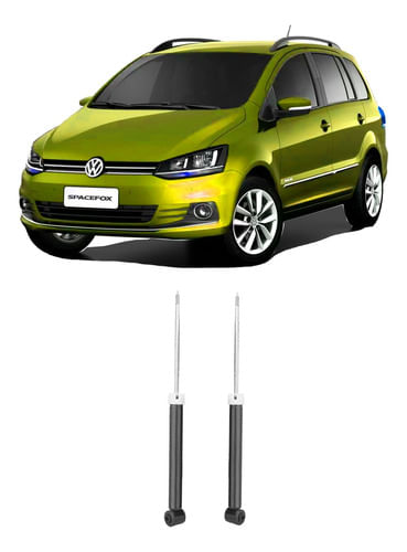 Kit 2 Amortecedor Traseiro Vw Space Fox 2004 2005 2006 2007
