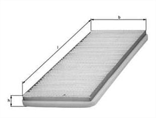 Filtro de ar CONDICIONADO AXOR 05- OM926LA Metal Leve LA678