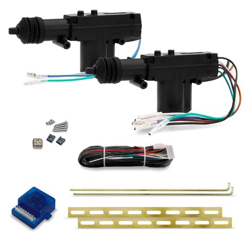 Kit Trava Elétrica 2 Portas Universal Modelo Espaguete KX3