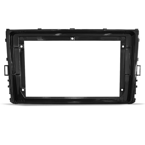 Moldura do Painel 9 Polegadas Polo Virtus T-Cross Nivus 2018 a 2024 Black Piano