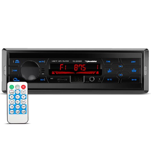 Radio Automotivo Roadstar RS2608BR Plus Mp3 Player Bluetooth USB SD FM Aux 4x30w