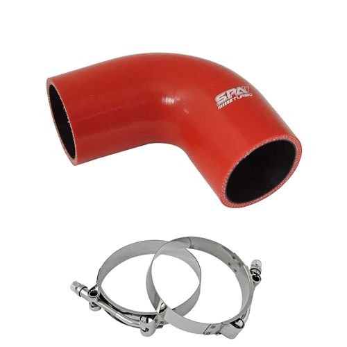 Mangueira de pressurização de silicone SPA 90° 2 1/4" x 100mm