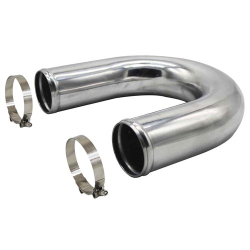 Tubo / cano em alumínio para pressurização/intake (universal) 180°