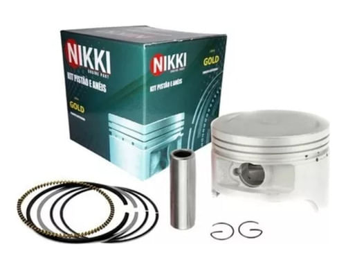 Pistão Com Anéis Nikki Ml Xl Xls Turuna 125 0,25