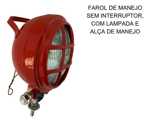 Farol Traseiro Manejo Trator Massey Ferguson Sem Interruptorr