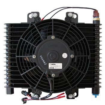 Radiador de Óleo com Ventoinha 500 CFM - Preto - B&M