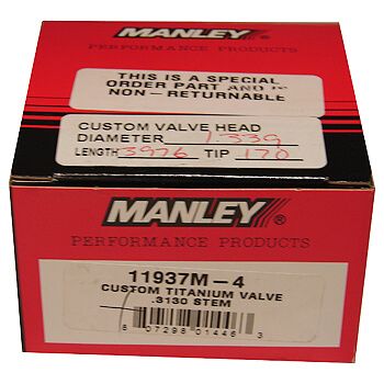 Válvula Titânio 36mm VW AP - Exaustão  - MANLEY