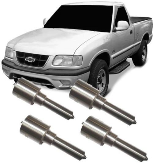 Kit 4 Bico Injetor Diesel S10 2.5 Turbo Diesel Hsd Maxion de 1997 a 2001 - DSLA148P575
