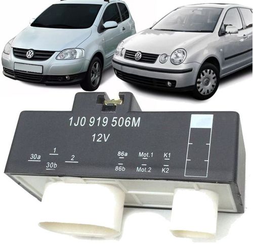 Modulo Rele Comando Ventuinha Ar Condicionado Polo 1.6 e 2.0 Fox 2003 a 2014 - 1J0919506M