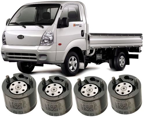Kit 4 Válvula Reparo Bico Injetor HR 2014 2.5 16V Kia K2500 2013 a 2018 Delphi