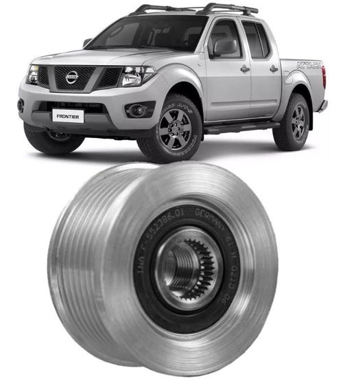 Polia do Alternador da Roda Livre Nissan Frontier 2.5 16v de 2007 a 2015