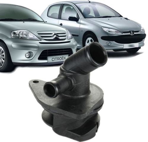 Flange Bomba DAgua Peugeot 206 e 207 Citroen C3 1.4 8v - 9627628980