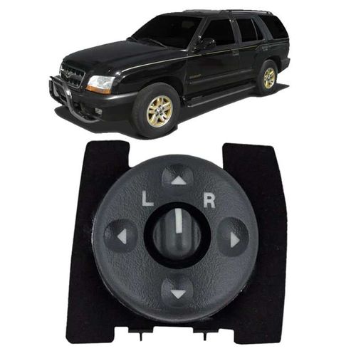 Comando Botao Interruptor Do Retrovisor Eletrico S10 Blazer 1995 a 2011 Original