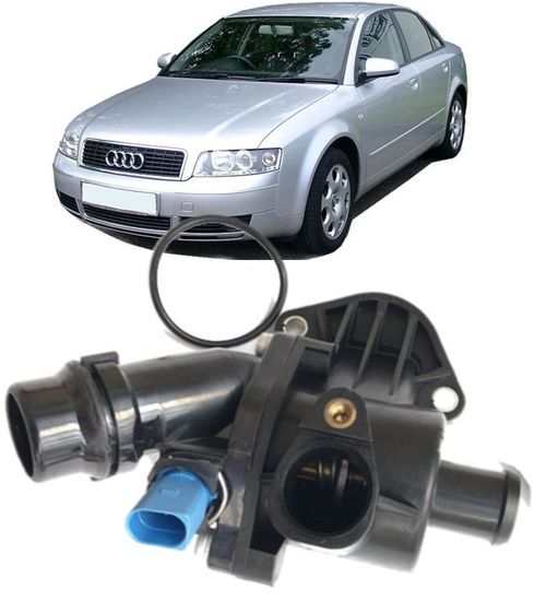 Carcaca Valvula Termostatica Audi A4 1.8T Turbo de 2001 a 2006 - 06b121111