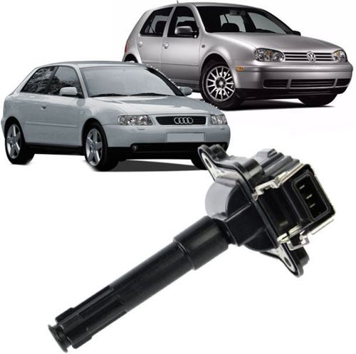 Bobina de Ignicao Golf Gti 1.8 Turbo Audi A3 e A4 1.8 Turbo 150cv 058905105