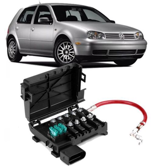 Caixa Fusivel Rele Bateria Golf Audi A3 Bora Passat Beetle de 1998 a 2013