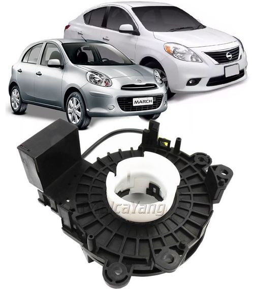 Cinta Airbag Hard Disc Nissan March e Versa 2011 a 2016 Com comando De Som No Volante