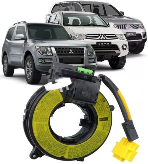 Cinta Airbag Hard Disc Pajero Full Dakar L200 Triton Todos Com Controle De Som No Volante E C/  Pilo