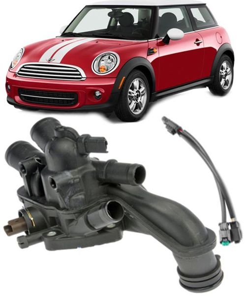 Carcaça Com Valvula Termostatica Mini Cooper 1.6 Thp Turbo Countryman De 2007 À 2013