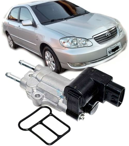 Atuador Marcha Lenta Toyota Corolla 1.8 de 2003 A 2008 Cod: 22270-0d040
