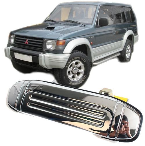 Macaneta Da Porta Pajero 1994 A 1999 Cromada Diant. Direita