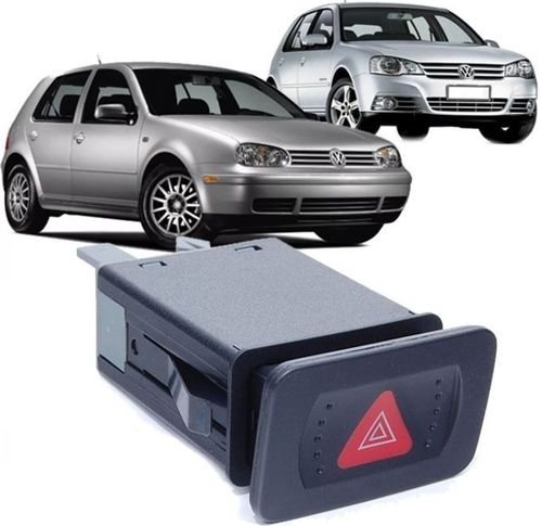 Interruptor Botao Pisca Alerta Golf Bora 1999 a 2014 - 1J0953235J