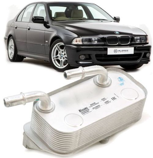 Radiador Resfriador de Oleo Da Caixa Bmw E39 540I E38 740I 740IL 750IL - 17217505823