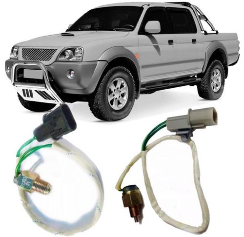 Kit com 02 Sensores Interruptor 4x4 Mitsubishi L200 Pajero Sport