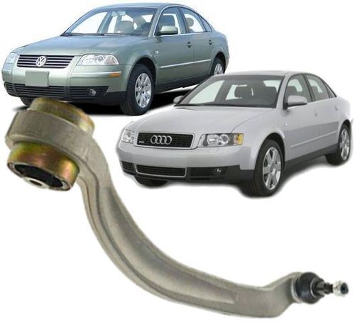 Braco Oscilante de suspensao Passat  Audi A4 e  A6 Inferior curvo Esquerdo Motorista