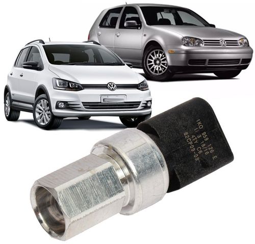Pressostato Ar Condicionado 3 Vias Fox Polo Golf Audi A3 Gol G5 Gol G6