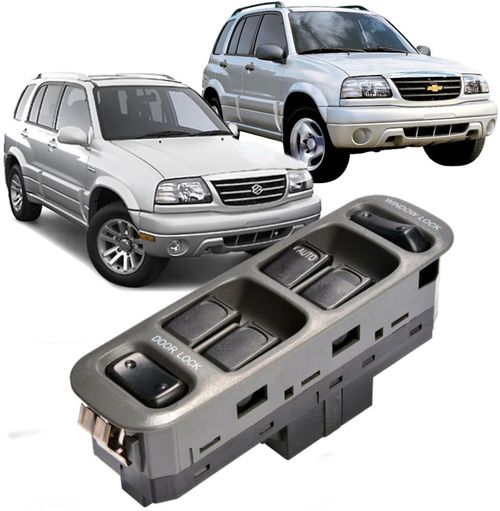 Comando Botao Vidro Eletrico Suzuki Gran Vitara Gm Tracker