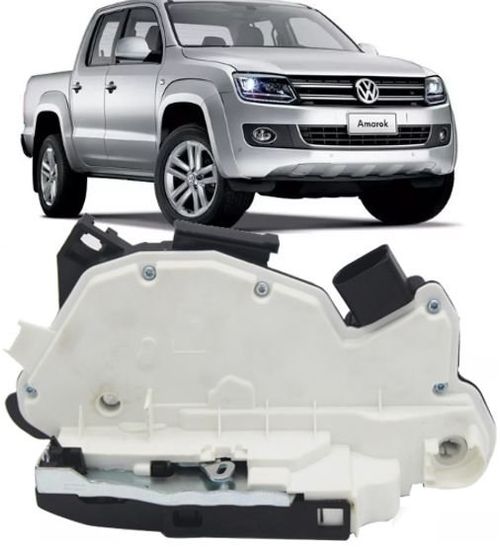 Fechadura Eletrica Porta Dianteira Esquerda Amarok e Tiguan 07 pinos